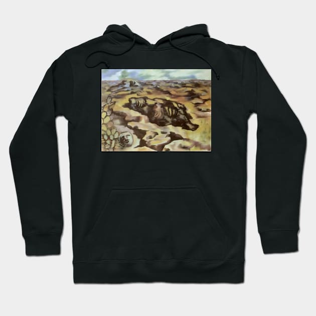 Landscape by Frida Kahlo Hoodie by FridaBubble